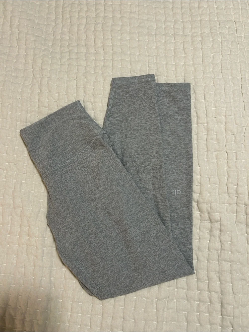 ALO Yoga Heather Grey High-Waist Leggings